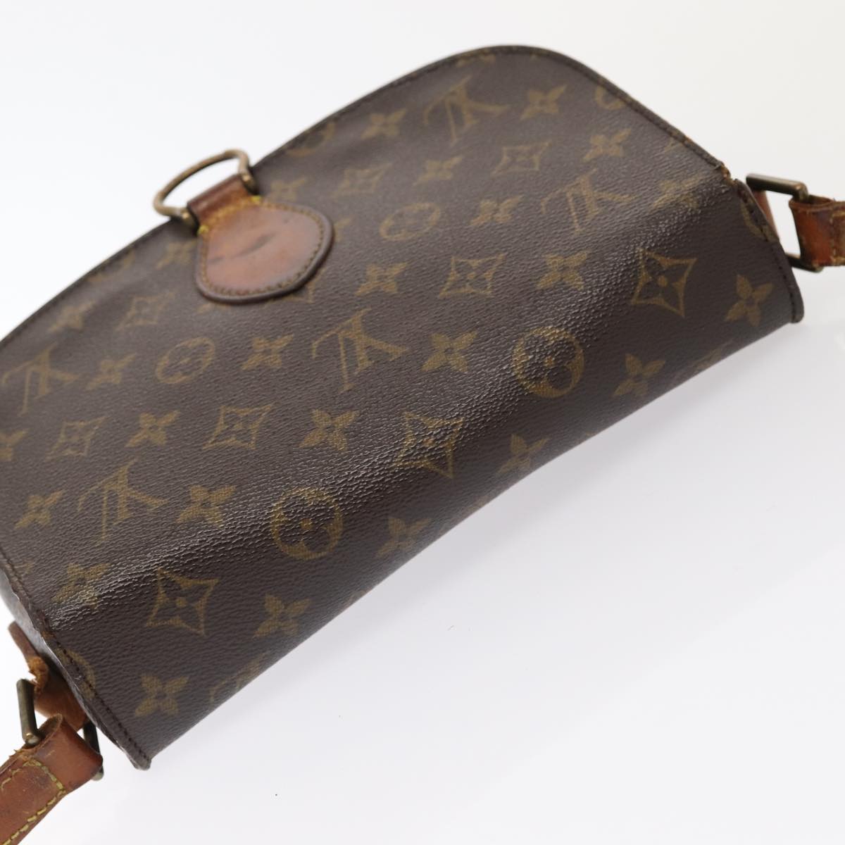 LOUIS VUITTON Monogram Saint Cloud GM Shoulder Bag M51242 LV 88587