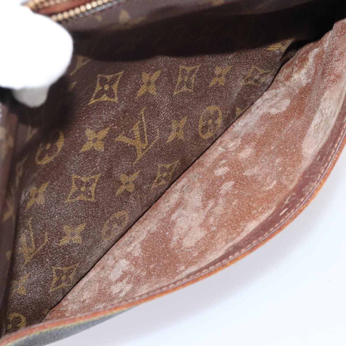 LOUIS VUITTON Monogram Compiegne 28 Clutch Bag M51845 LV 88593