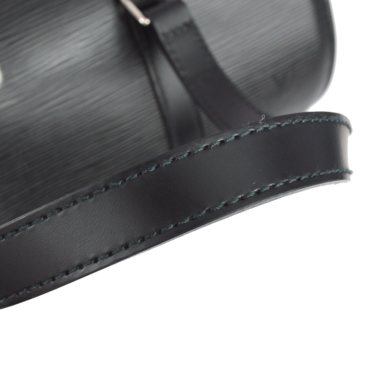 Louis Vuitton 2006 Black Epi Soufflot Handbag M52862