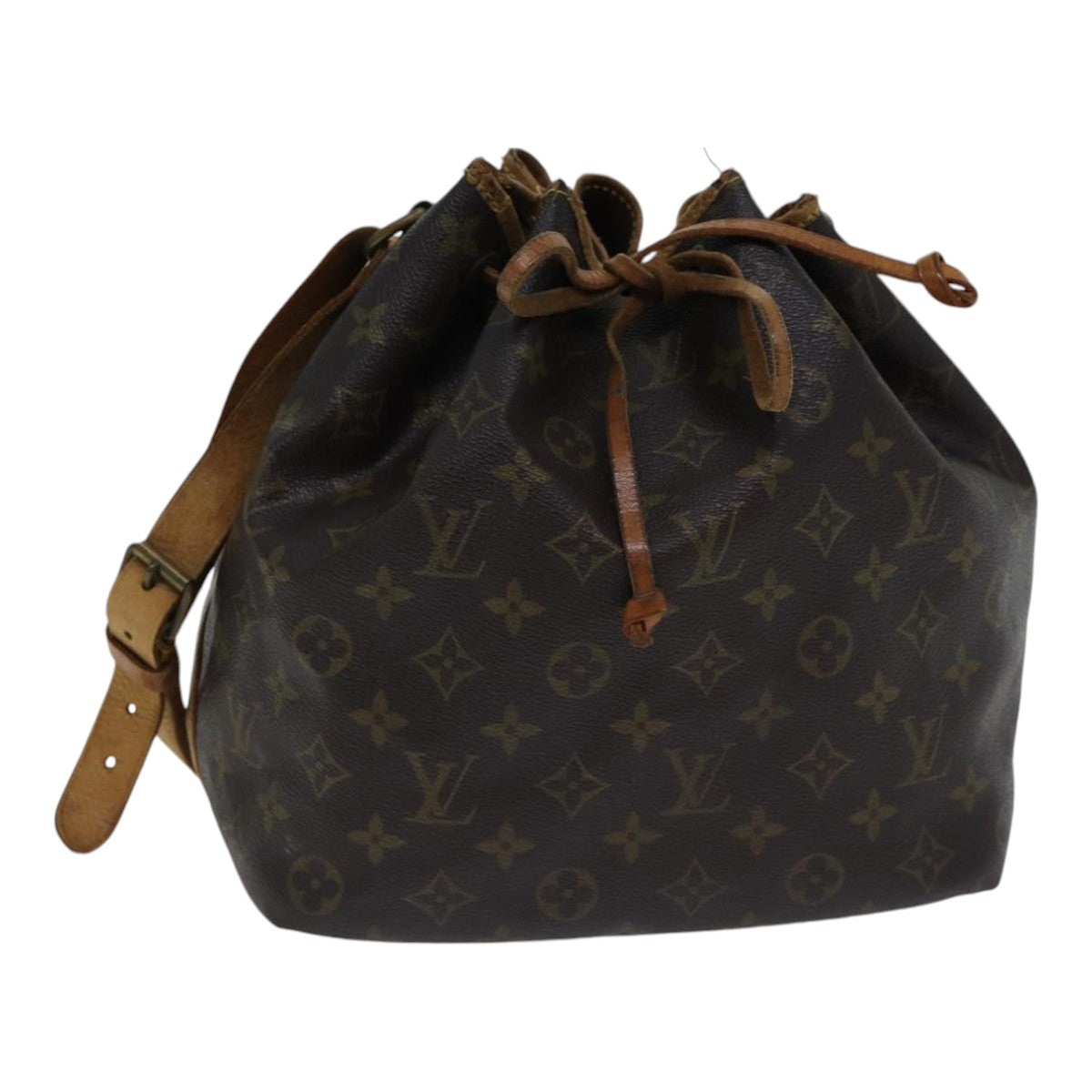 LOUIS VUITTON Monogram Petit Noe Shoulder Bag M42226 LV 88616