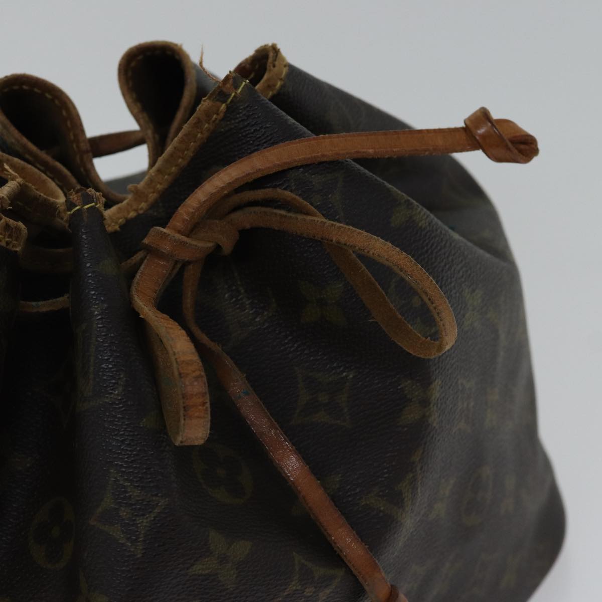 LOUIS VUITTON Monogram Petit Noe Shoulder Bag M42226 LV 88616
