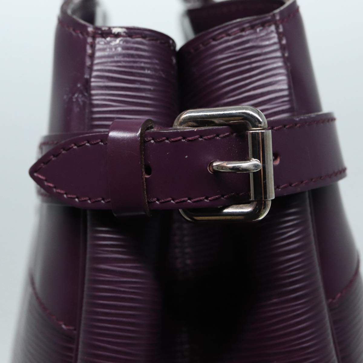 LOUIS VUITTON Epi Passy PM Hand Bag Purple Cassis M5926K LV 88620