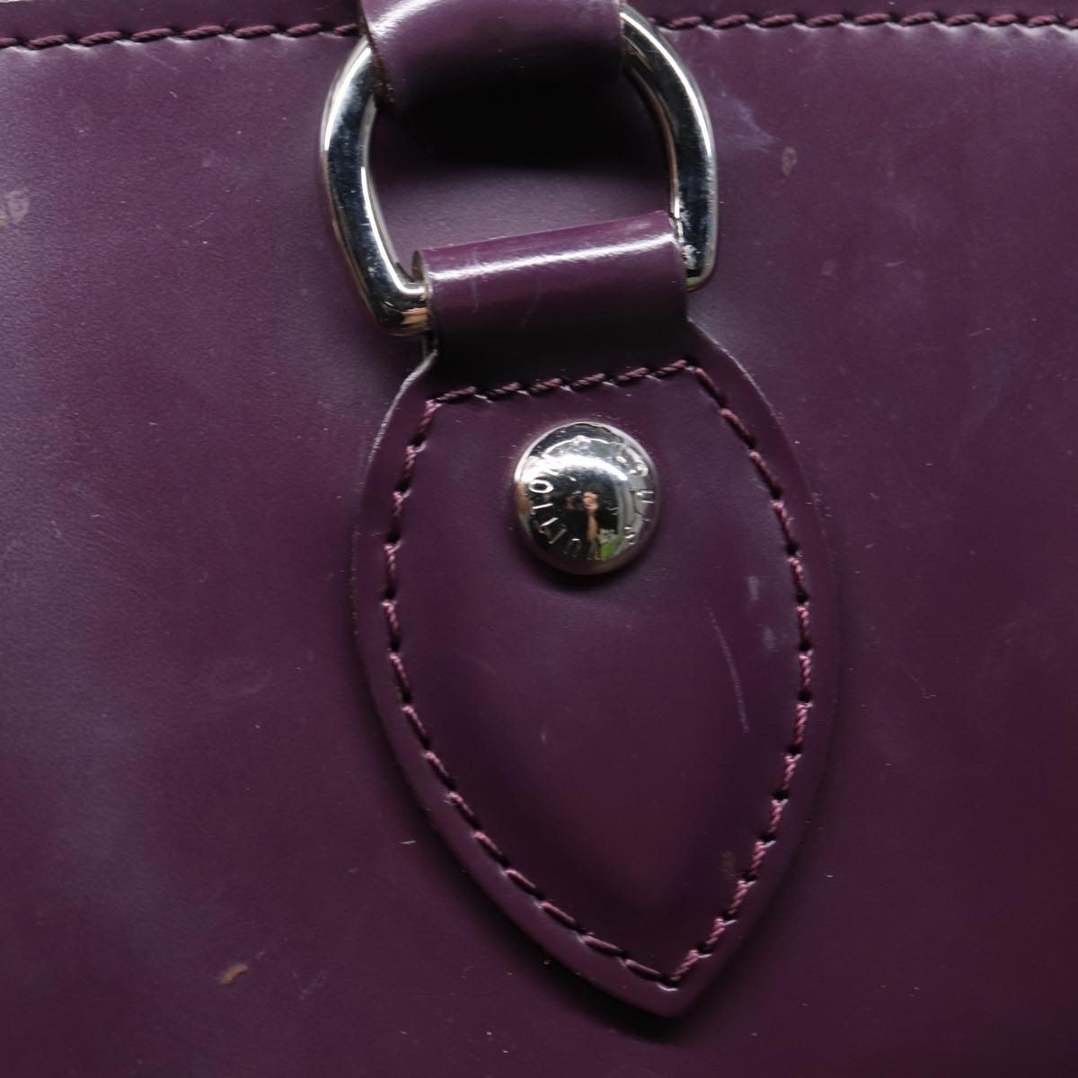 LOUIS VUITTON Epi Passy PM Hand Bag Purple Cassis M5926K LV 88620