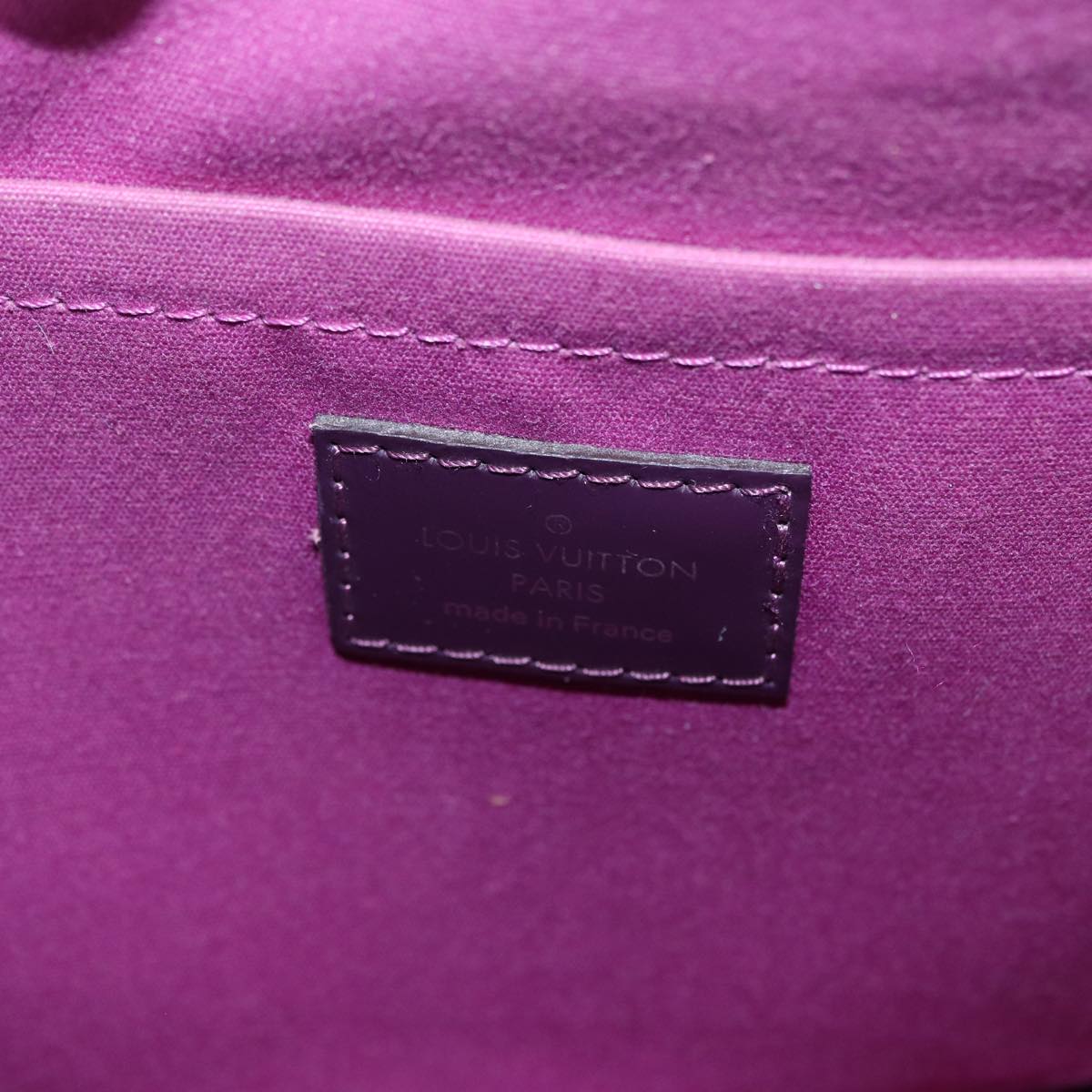 LOUIS VUITTON Epi Passy PM Hand Bag Purple Cassis M5926K LV 88620