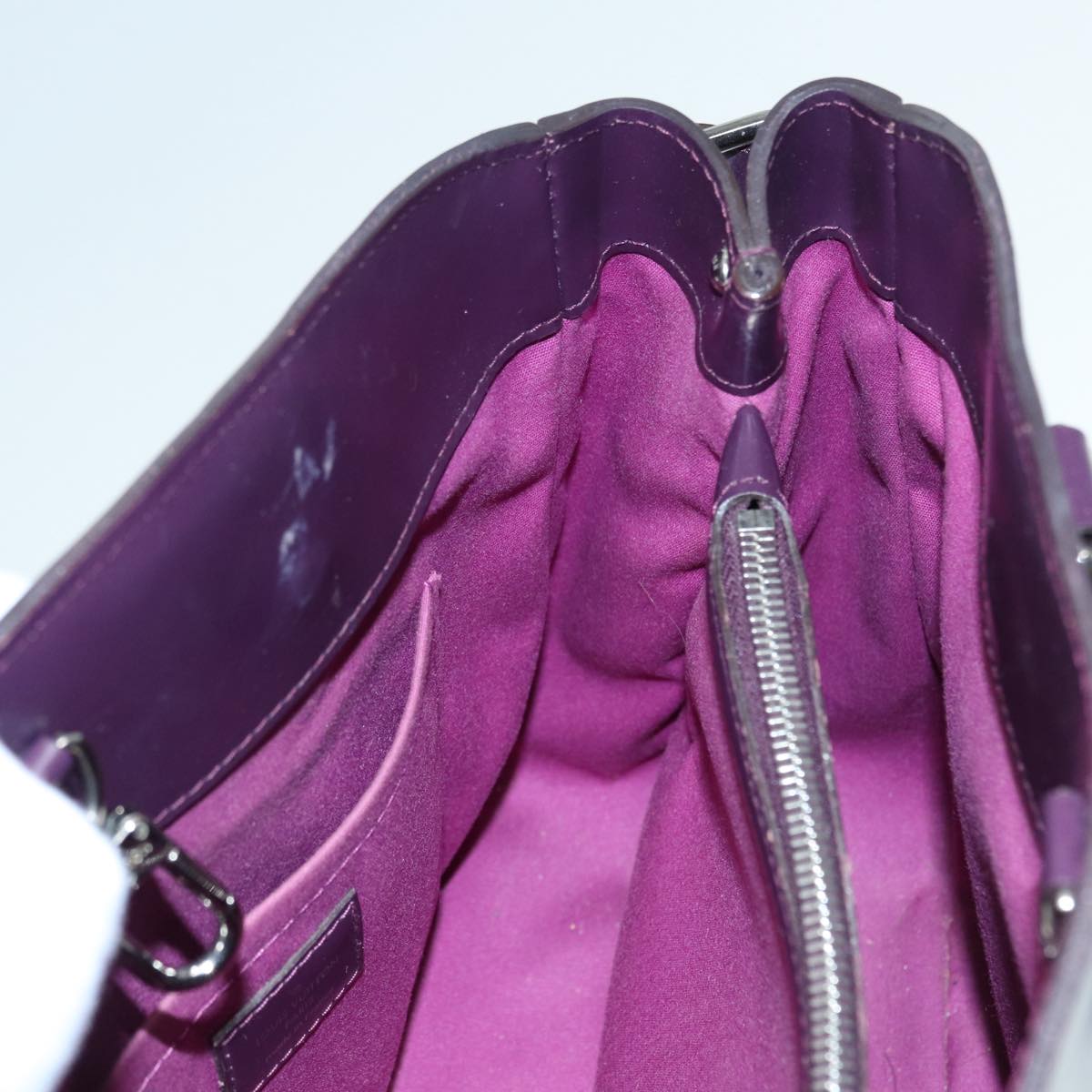 LOUIS VUITTON Epi Passy PM Hand Bag Purple Cassis M5926K LV 88620