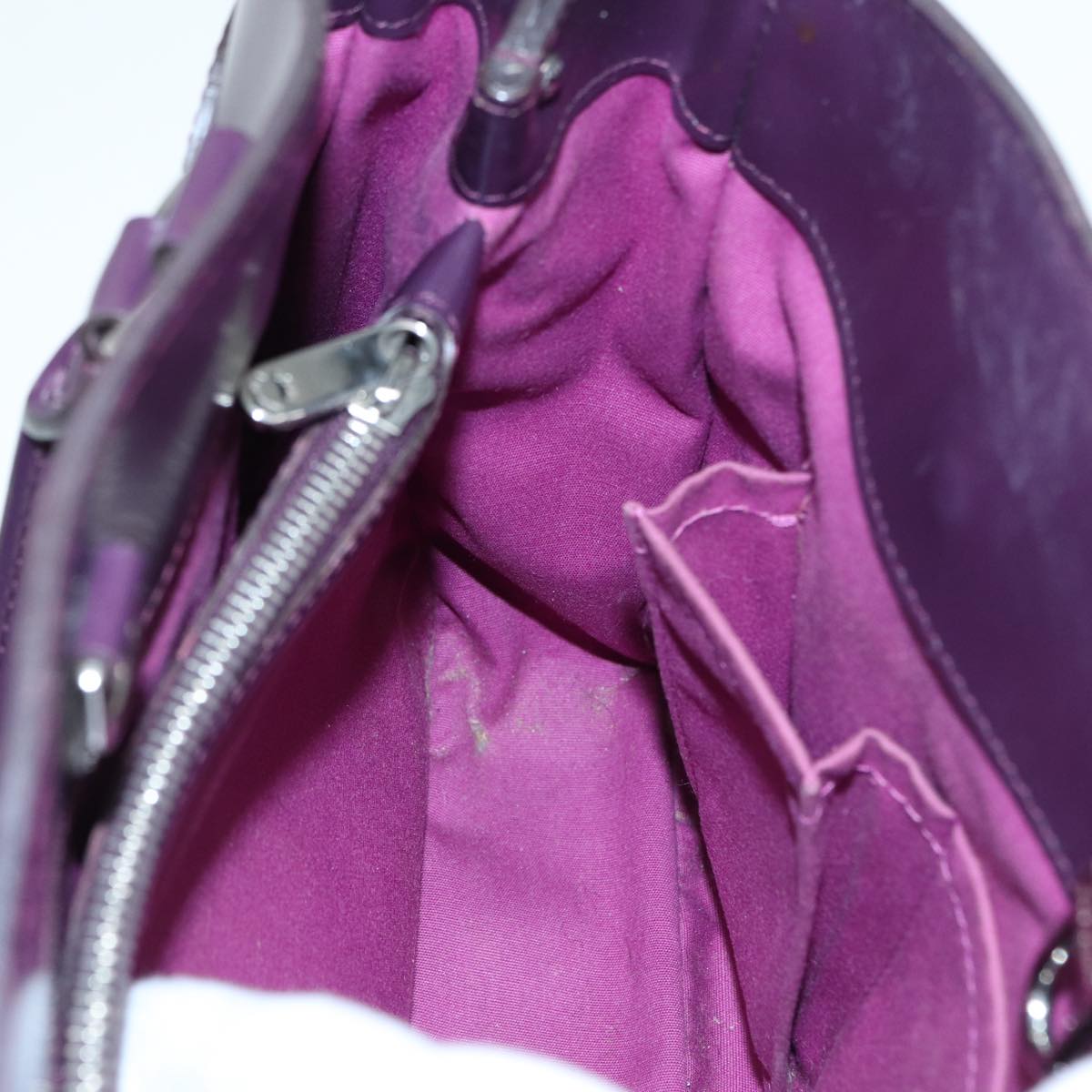 LOUIS VUITTON Epi Passy PM Hand Bag Purple Cassis M5926K LV 88620