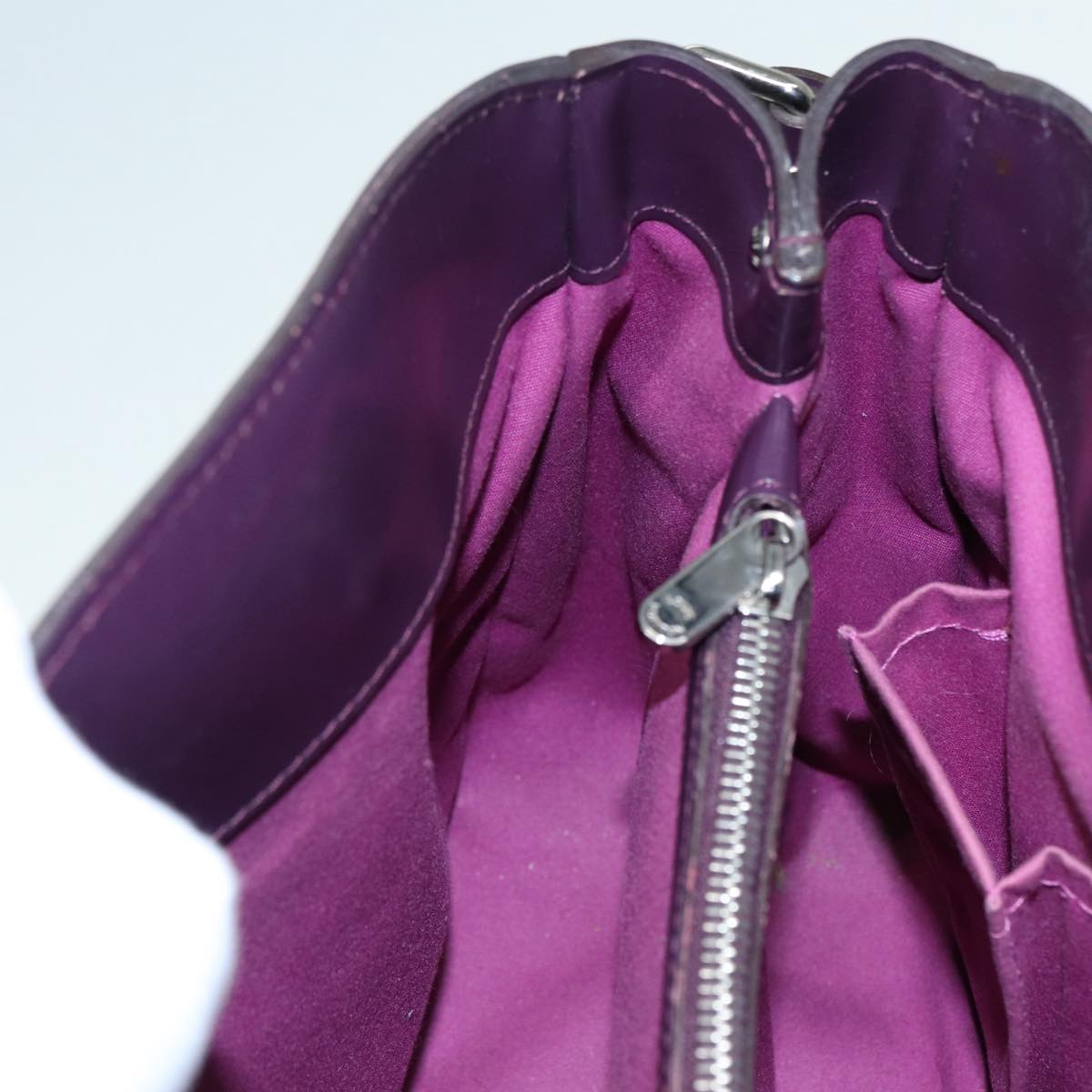 LOUIS VUITTON Epi Passy PM Hand Bag Purple Cassis M5926K LV 88620