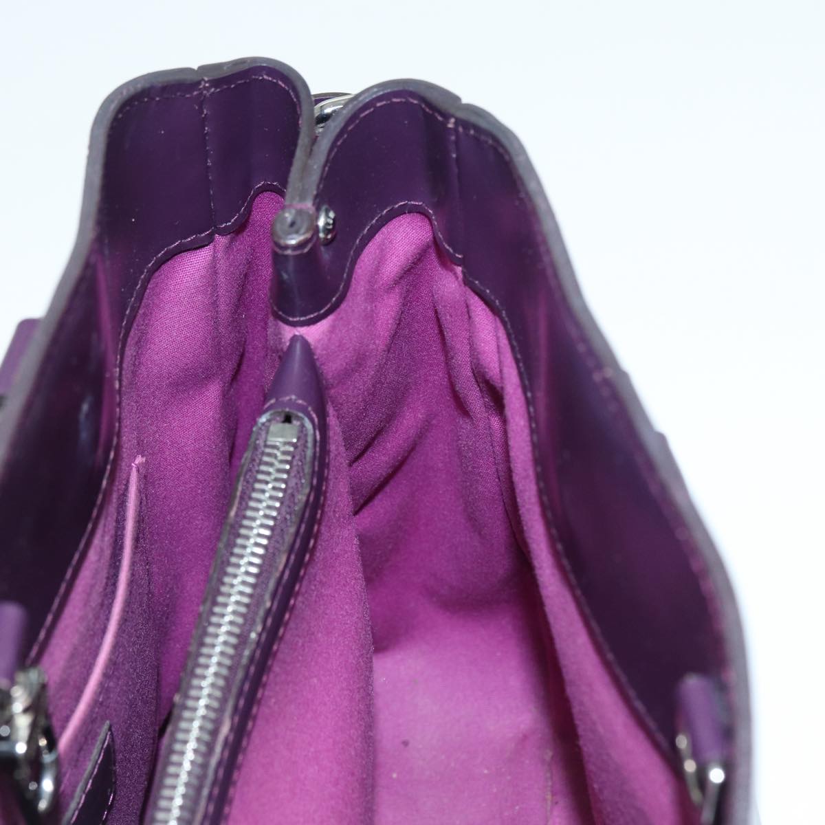 LOUIS VUITTON Epi Passy PM Hand Bag Purple Cassis M5926K LV 88620
