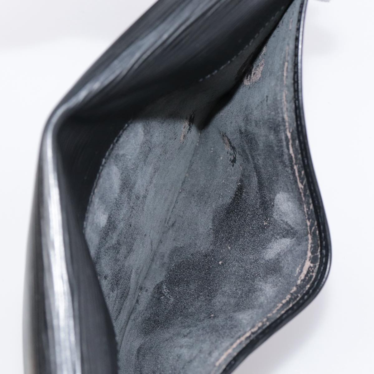 LOUIS VUITTON Epi Montaigne 23 Clutch Bag Black M52662 LV 88630