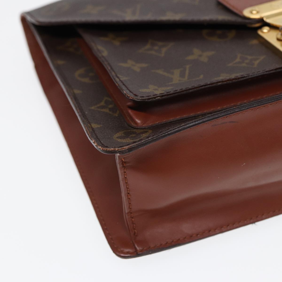 LOUIS VUITTON Monogram Monceau 28 Hand Bag 2way M51185 LV 88632