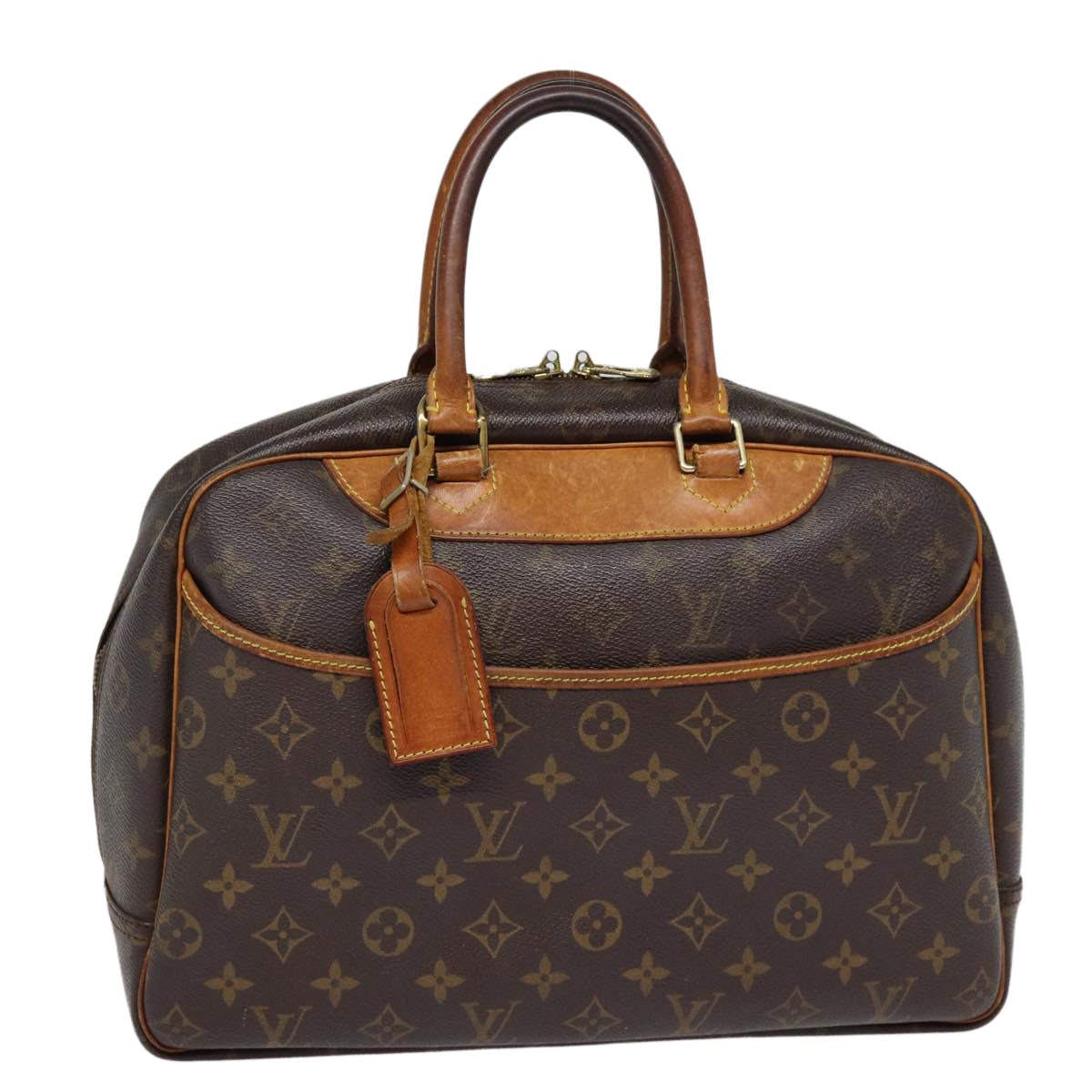 LOUIS VUITTON Monogram Deauville Hand Bag M47270 LV 88634