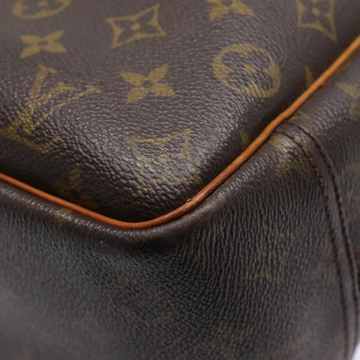 LOUIS VUITTON Monogram Deauville Hand Bag M47270 LV 88634