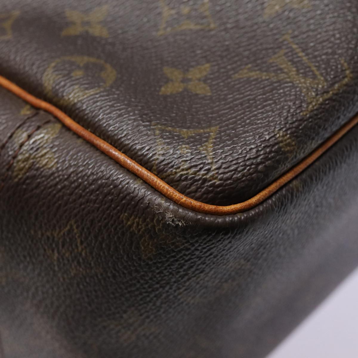LOUIS VUITTON Monogram Deauville Hand Bag M47270 LV 88634