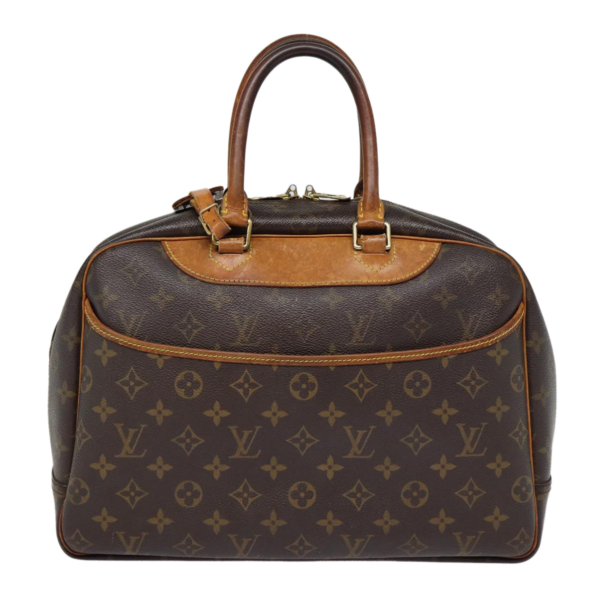 LOUIS VUITTON Monogram Deauville Hand Bag M47270 LV 88634