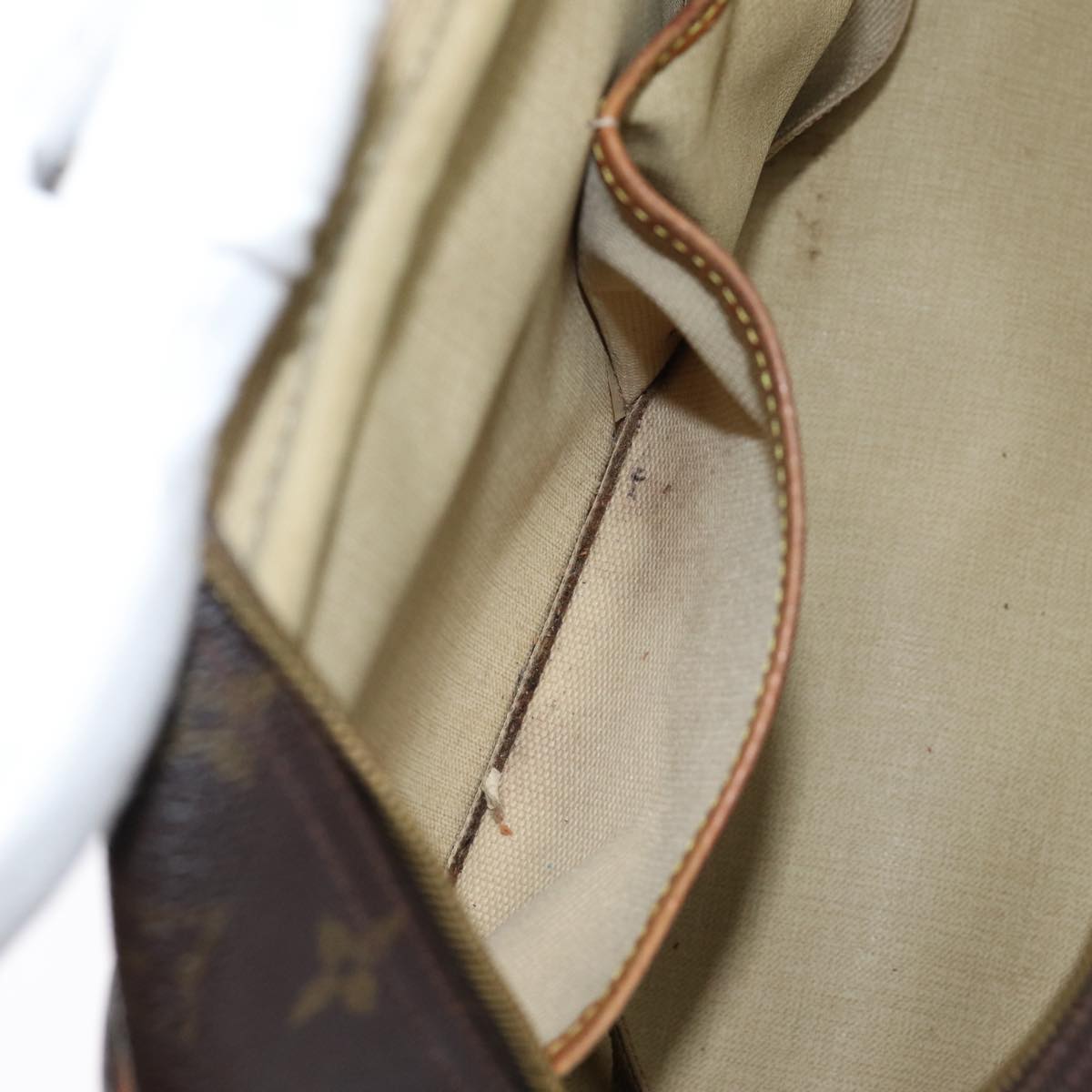 LOUIS VUITTON Monogram Deauville Hand Bag M47270 LV 88634