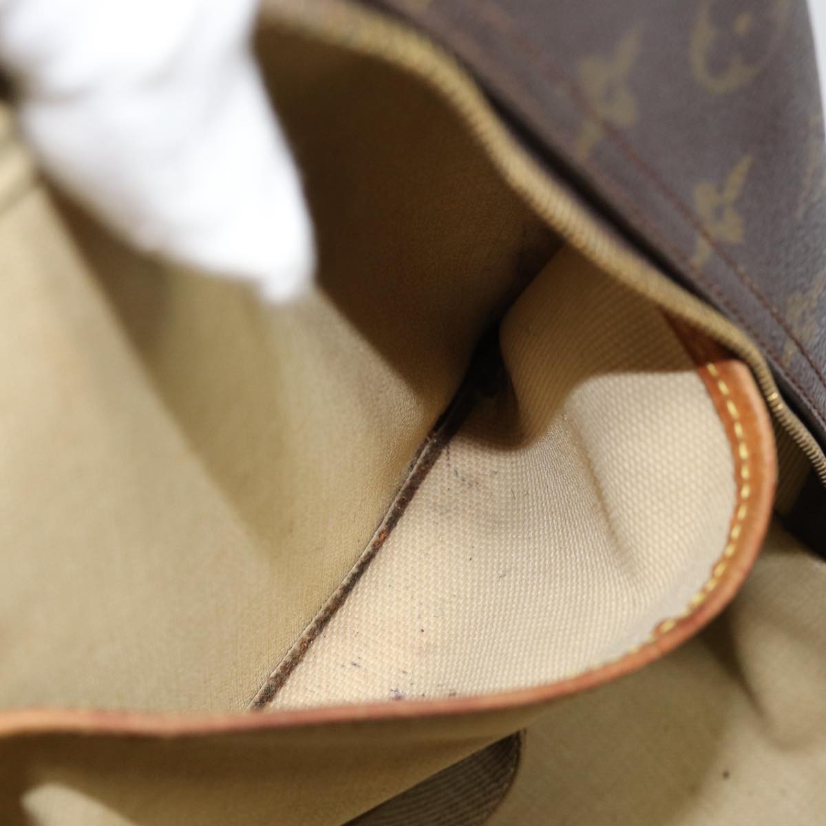 LOUIS VUITTON Monogram Deauville Hand Bag M47270 LV 88634