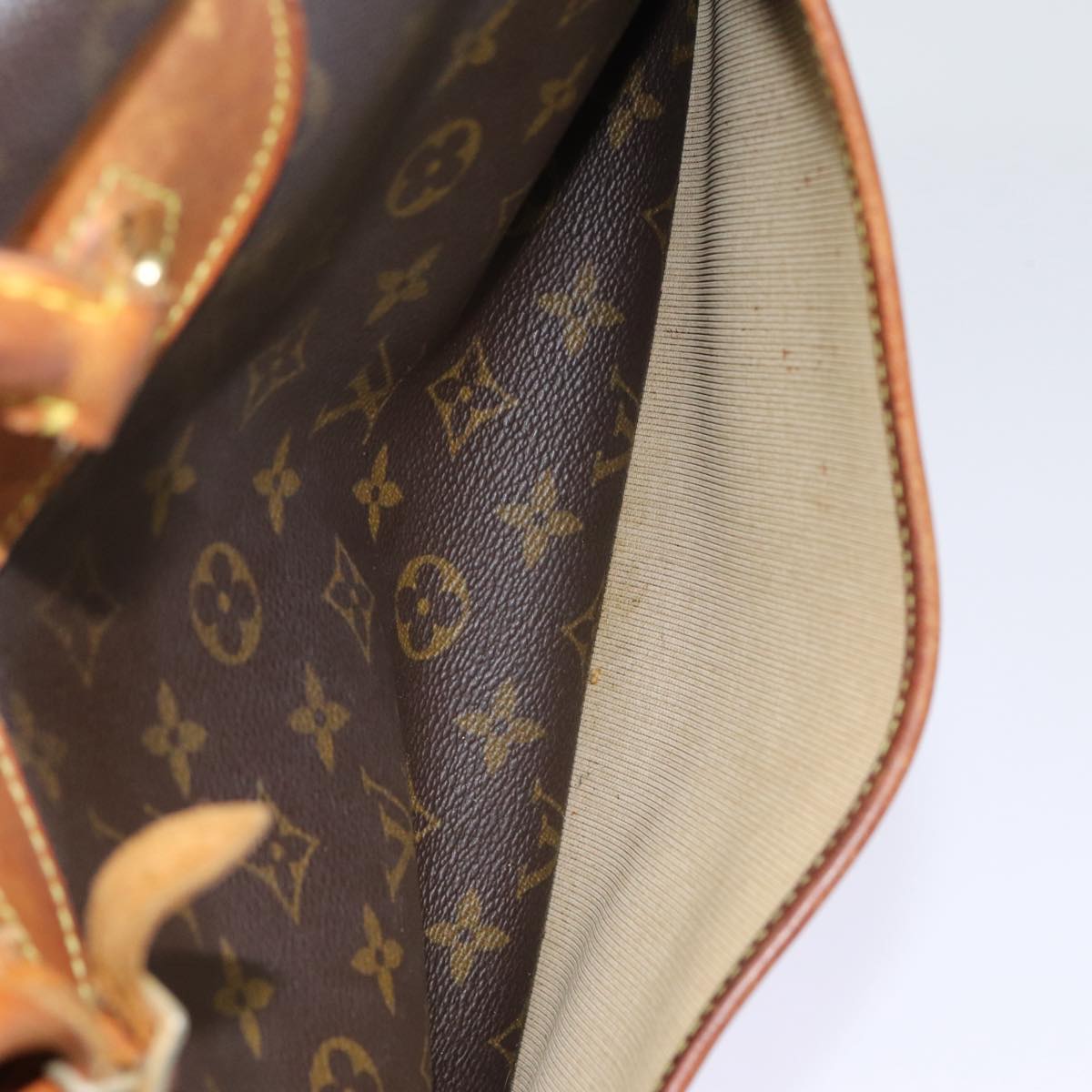 LOUIS VUITTON Monogram Deauville Hand Bag M47270 LV 88634