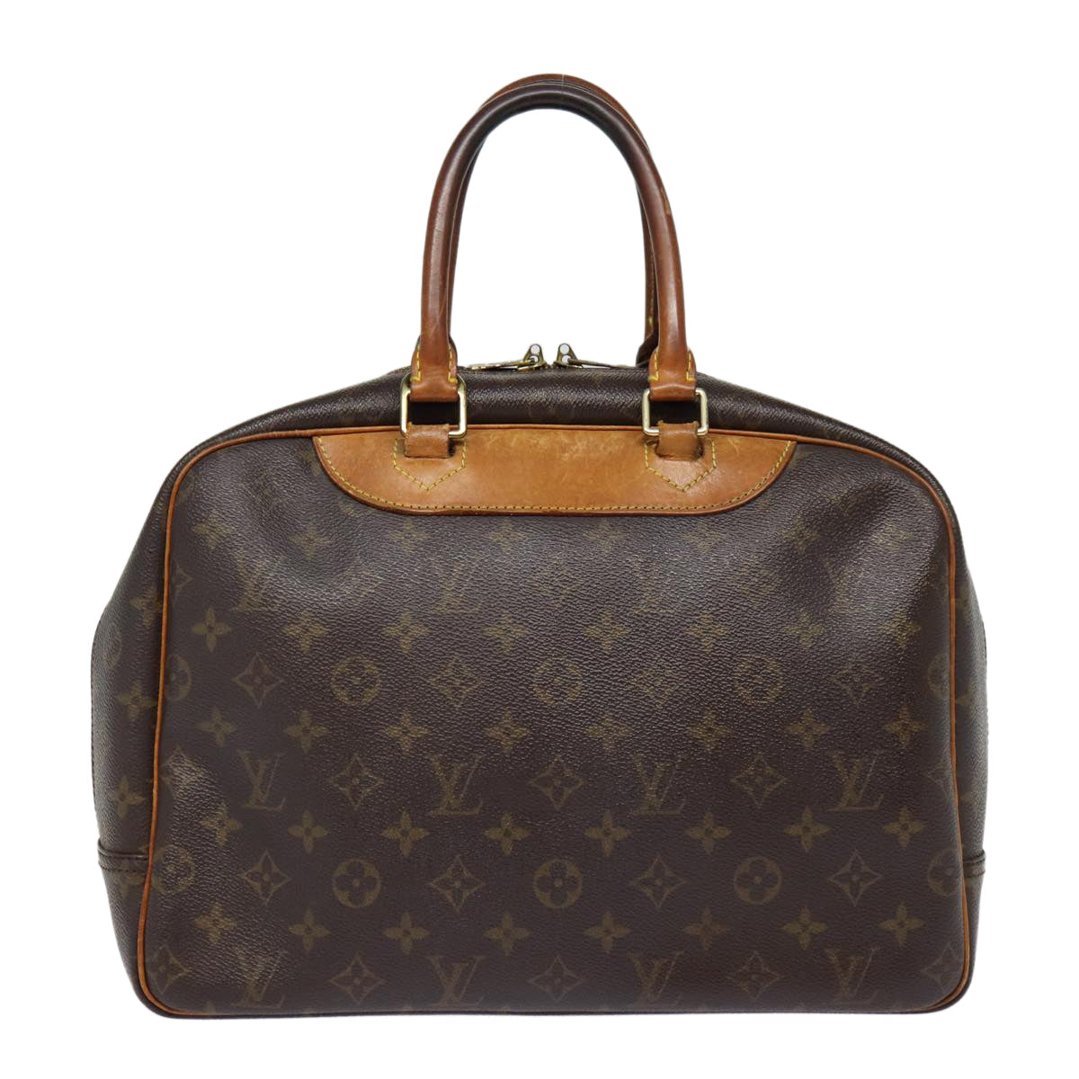 LOUIS VUITTON Monogram Deauville Hand Bag M47270 LV 88634