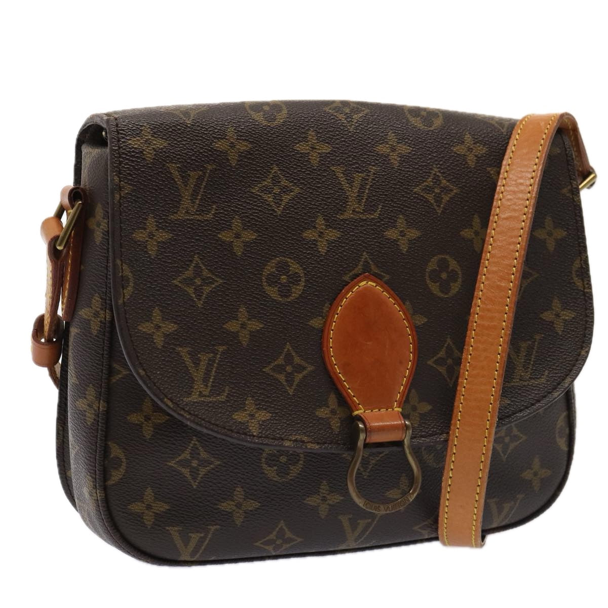 LOUIS VUITTON Monogram Saint Cloud GM Shoulder Bag M51242 LV 88682