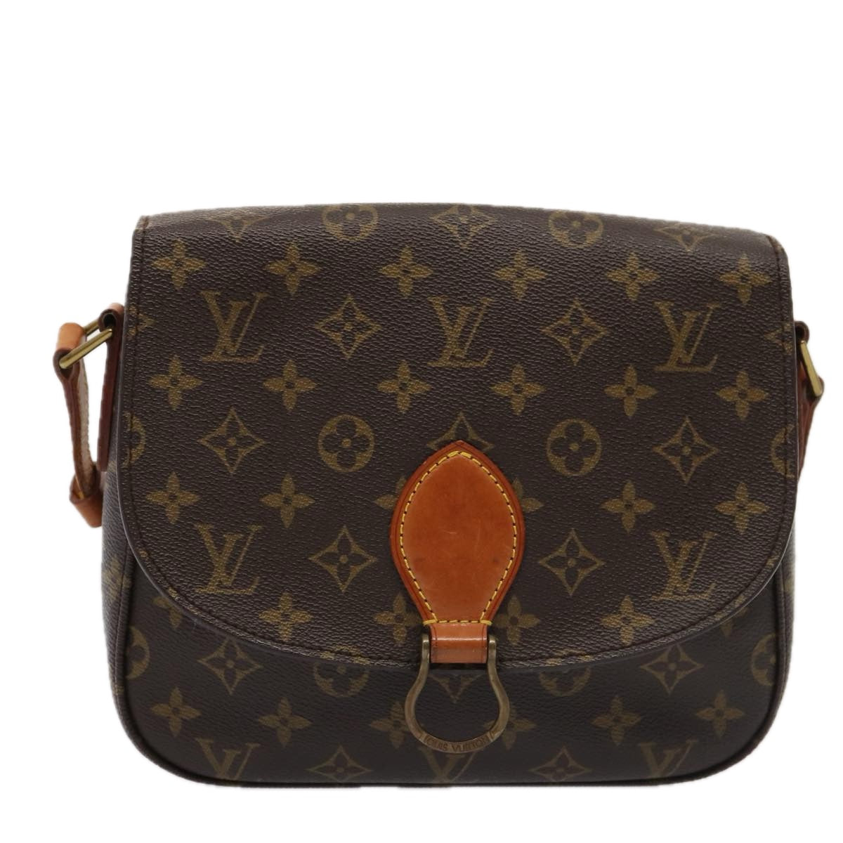 LOUIS VUITTON Monogram Saint Cloud GM Shoulder Bag M51242 LV 88682