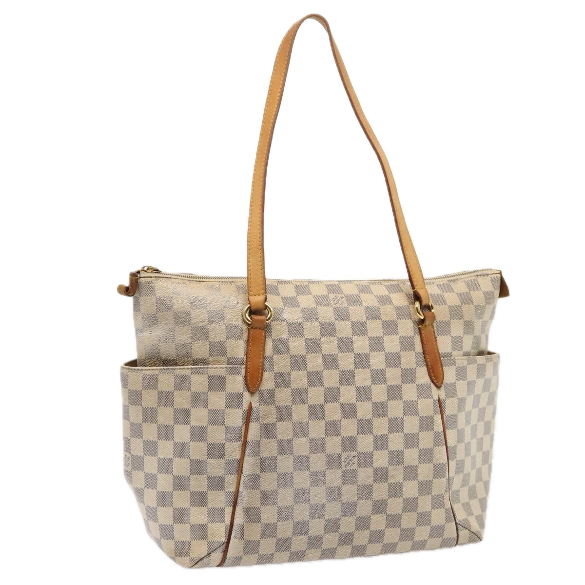 LOUIS VUITTON Damier Azur Totally PM Tote Bag N41280 LV 88688
