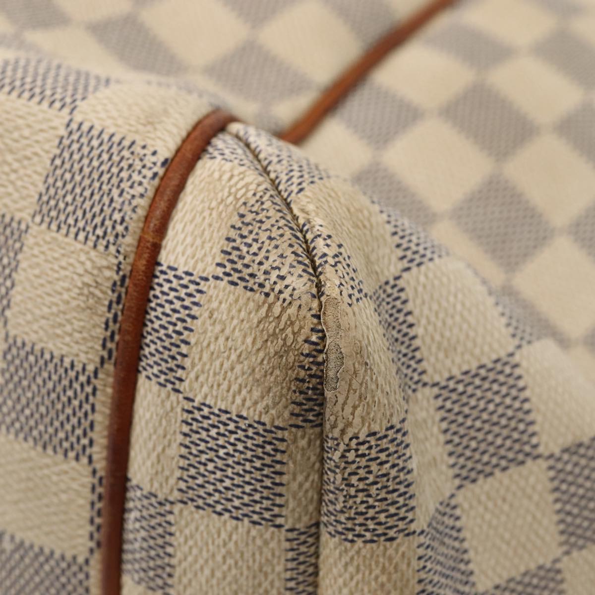 LOUIS VUITTON Damier Azur Totally PM Tote Bag N41280 LV 88688