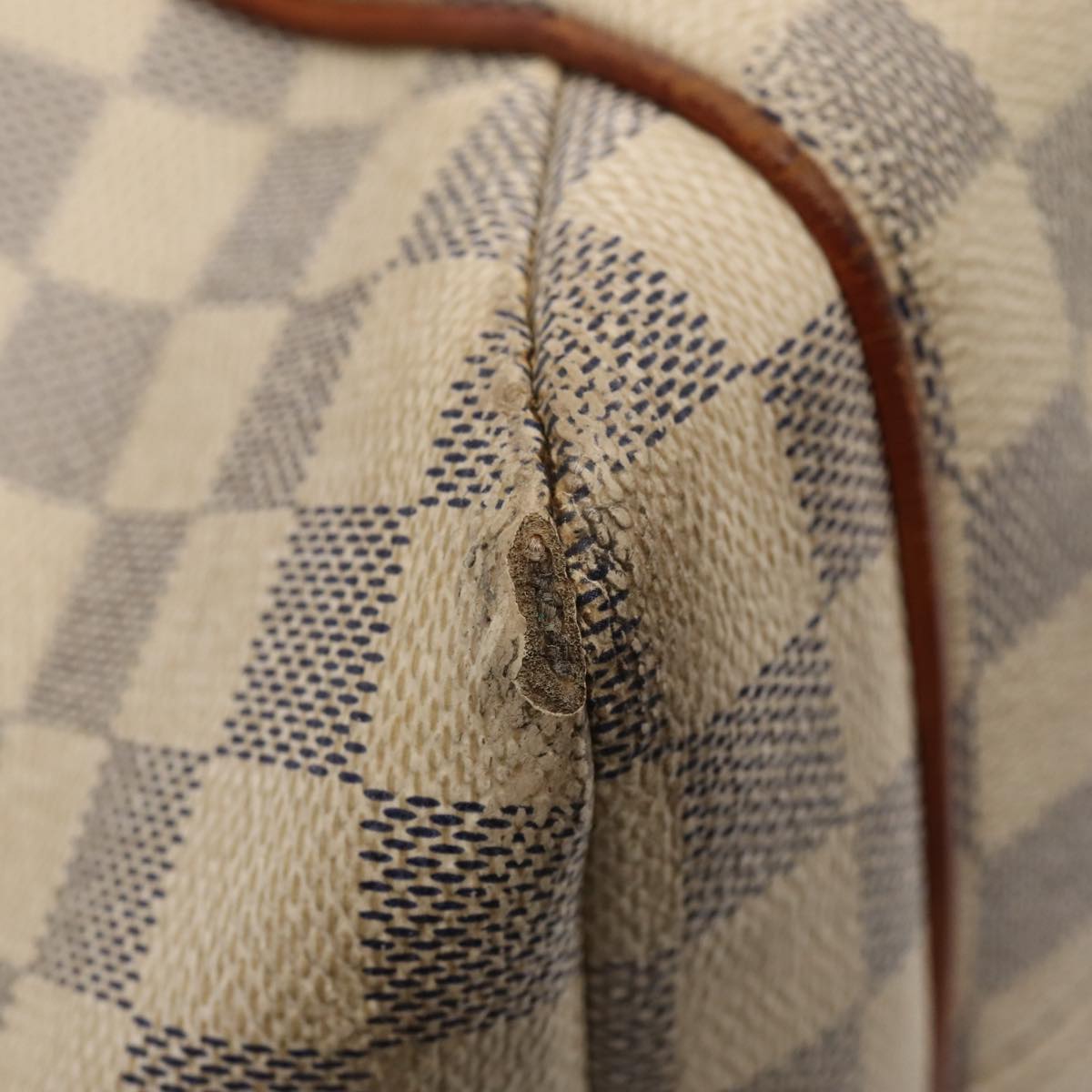 LOUIS VUITTON Damier Azur Totally PM Tote Bag N41280 LV 88688