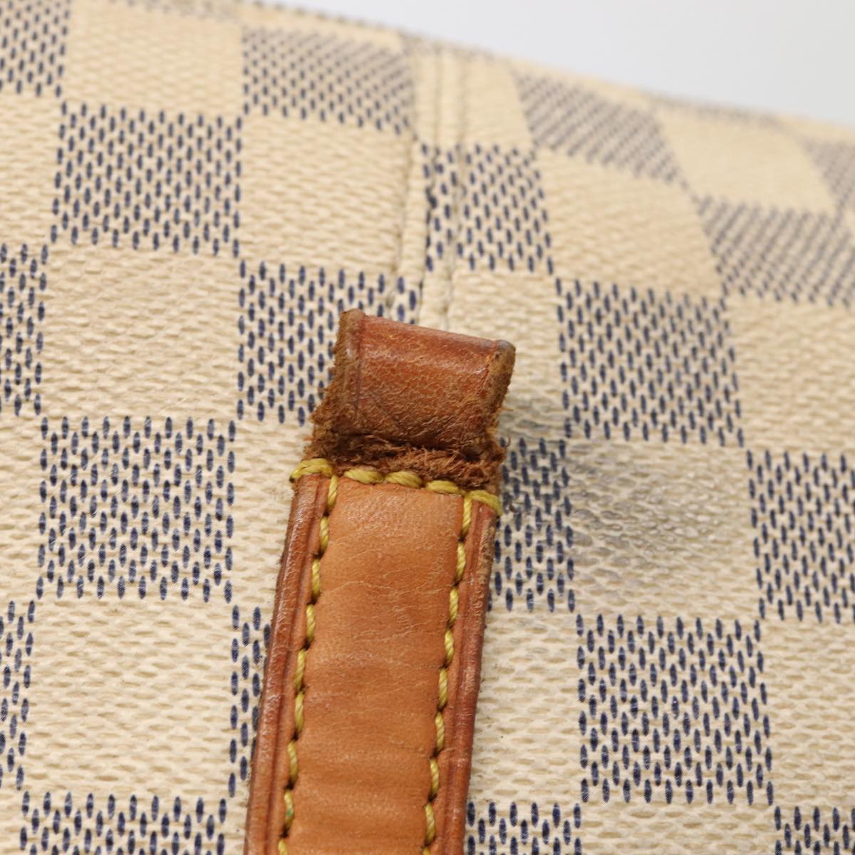 LOUIS VUITTON Damier Azur Totally PM Tote Bag N41280 LV 88688