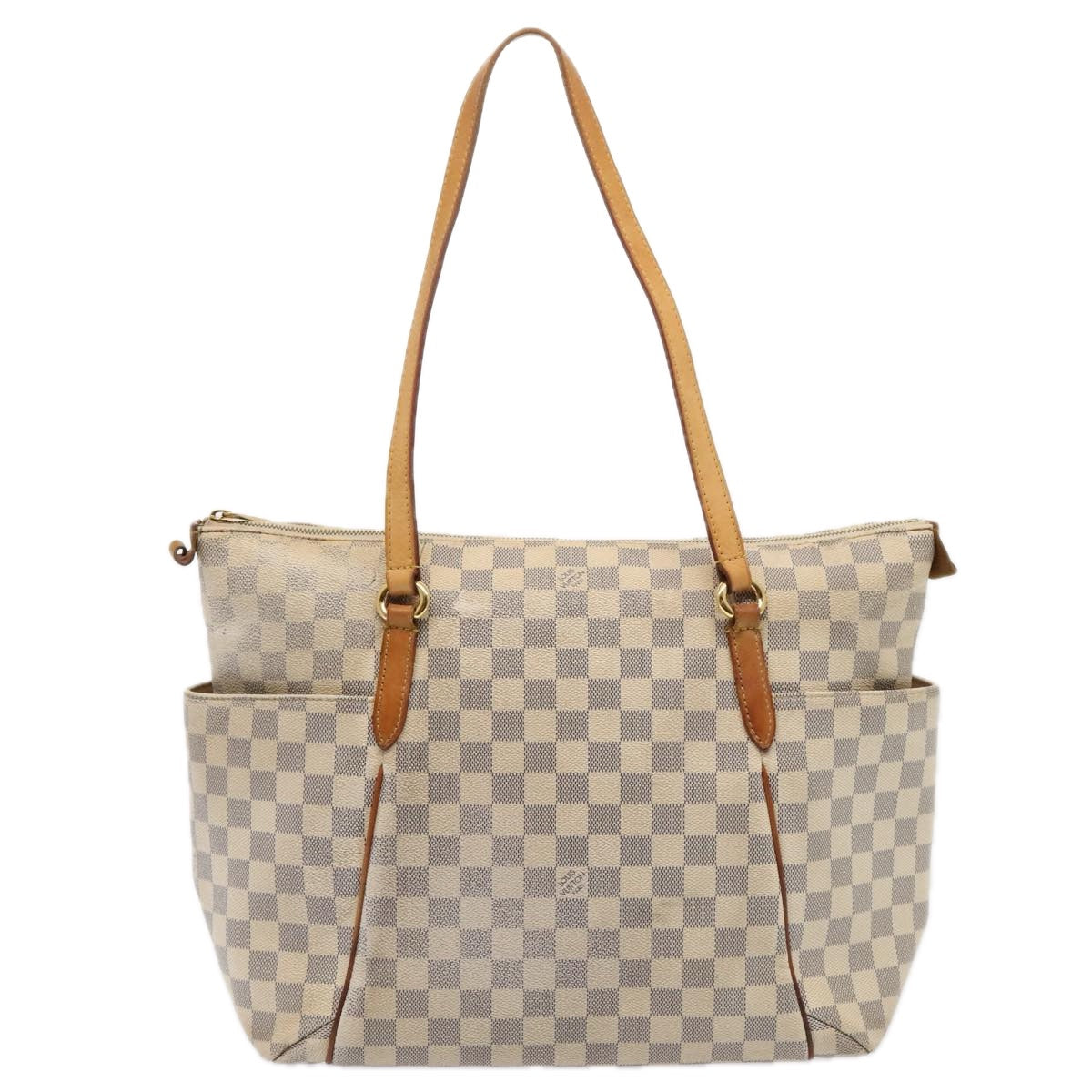 LOUIS VUITTON Damier Azur Totally PM Tote Bag N41280 LV 88688