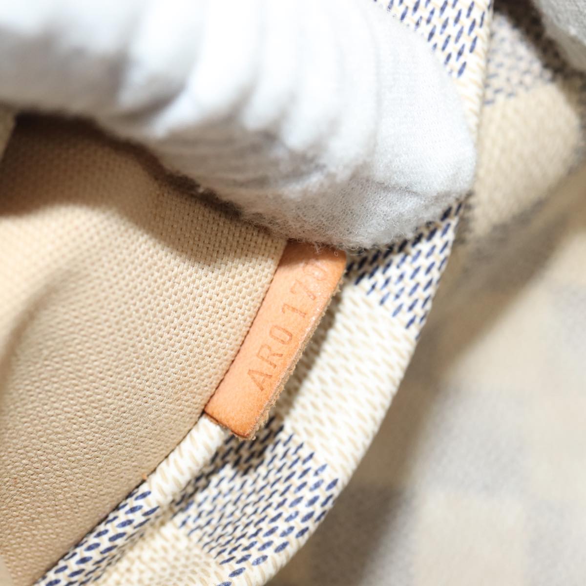 LOUIS VUITTON Damier Azur Totally PM Tote Bag N41280 LV 88688