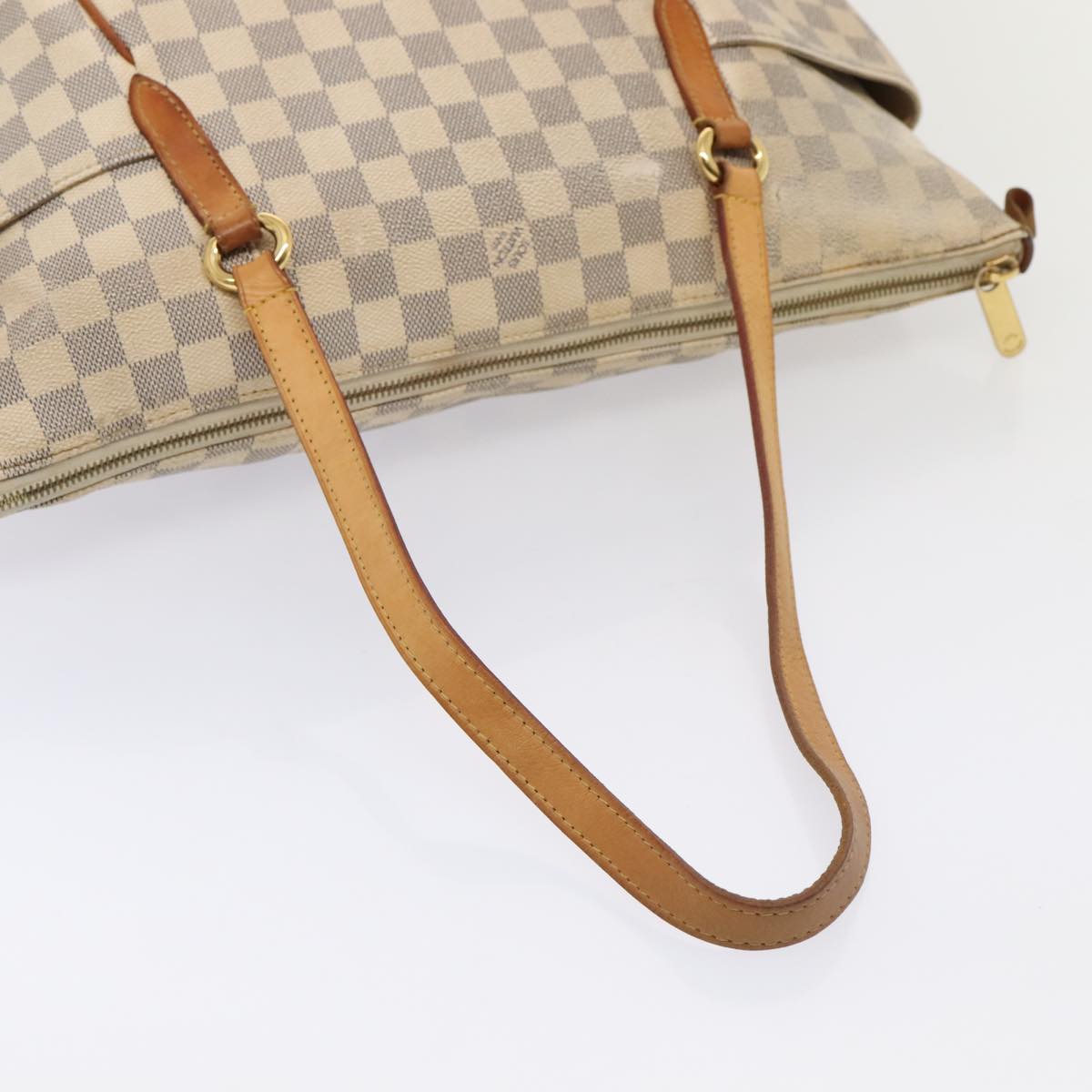 LOUIS VUITTON Damier Azur Totally PM Tote Bag N41280 LV 88688