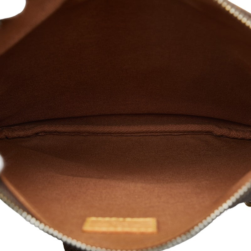 Louis Vuitton Monogram Poschet Bosphorus Slipper Shoulder Bag M40044 Brown PVC Leather  Louis Vuitton
