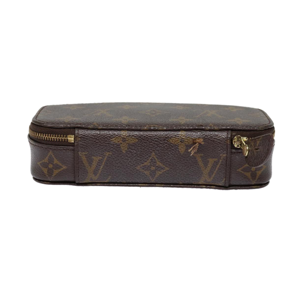 LOUIS VUITTON Monogram Poche Monte Carlo Jewelry Box M47352 LV 88709