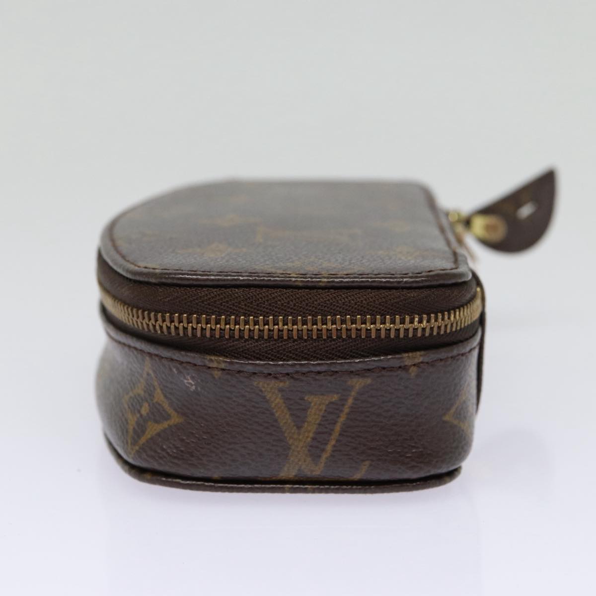 LOUIS VUITTON Monogram Poche Monte Carlo Jewelry Box M47352 LV 88709