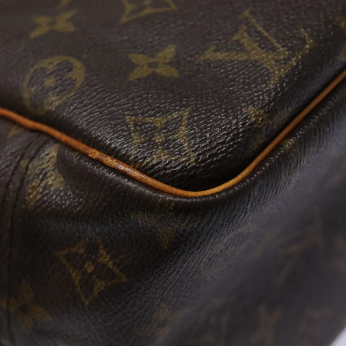 LOUIS VUITTON Monogram Deauville Hand Bag M47270 LV 88713
