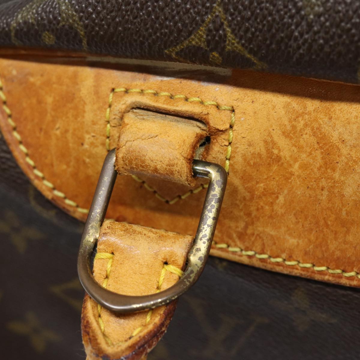 LOUIS VUITTON Monogram Deauville Hand Bag M47270 LV 88713