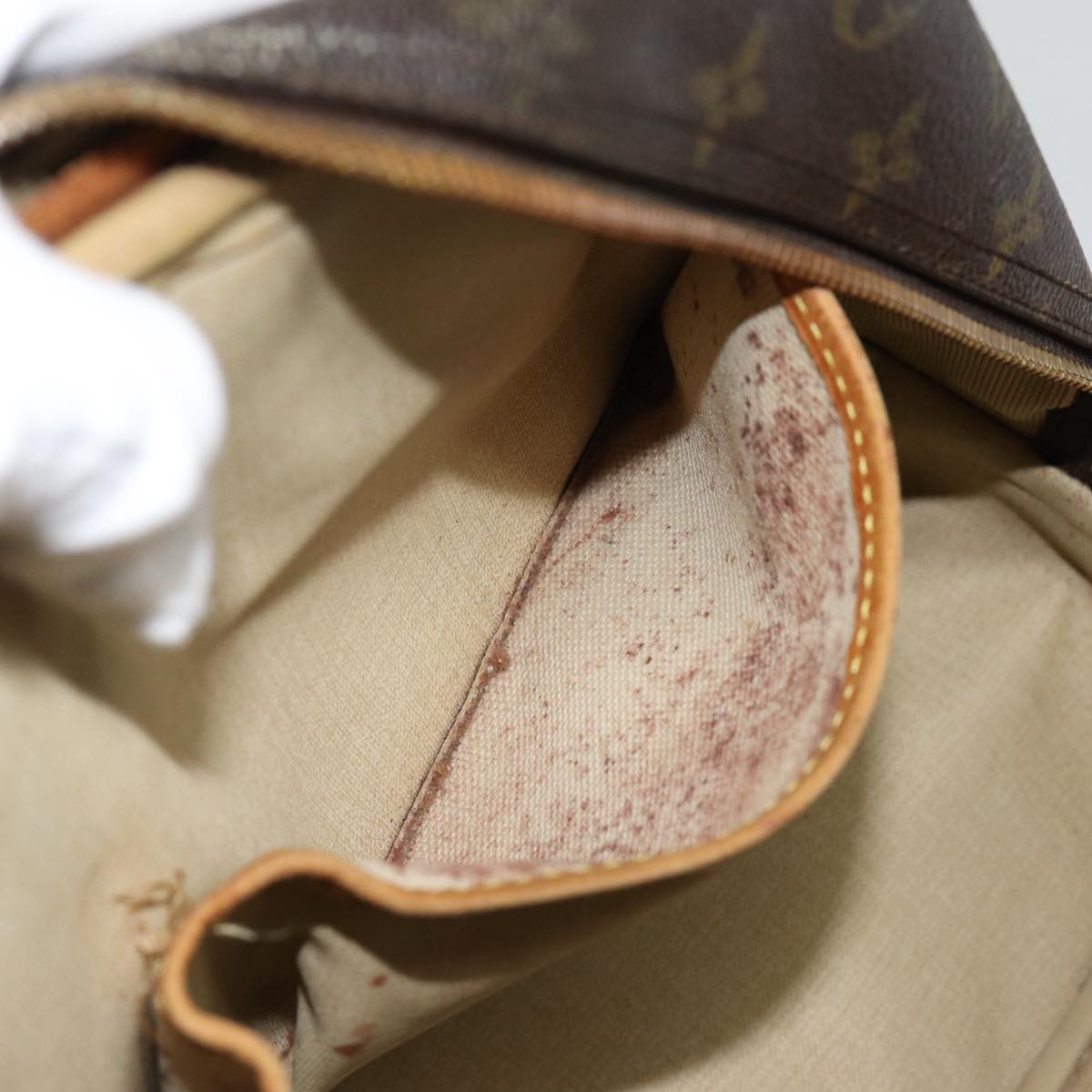 LOUIS VUITTON Monogram Deauville Hand Bag M47270 LV 88713