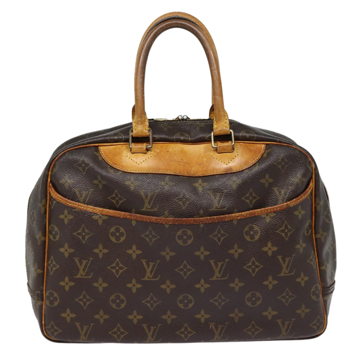 LOUIS VUITTON Monogram Deauville Hand Bag M47270 LV 88713