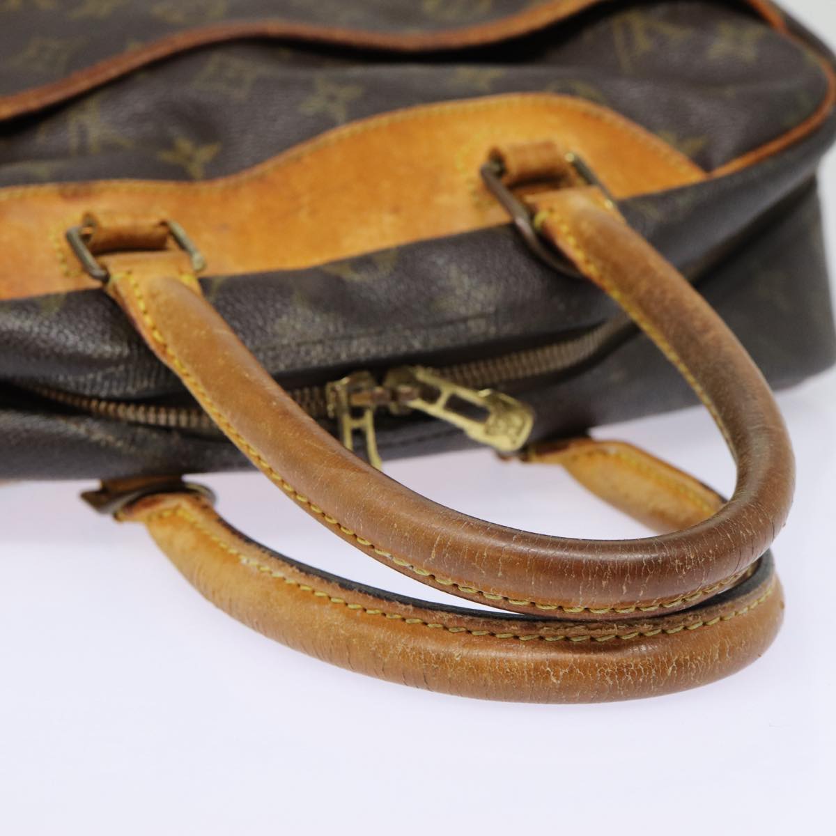 LOUIS VUITTON Monogram Deauville Hand Bag M47270 LV 88713