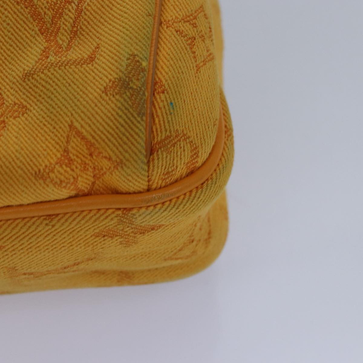 LOUIS VUITTON Monogram Denim Bum BagOutdoor Waist bag Yellow M44623 88743
