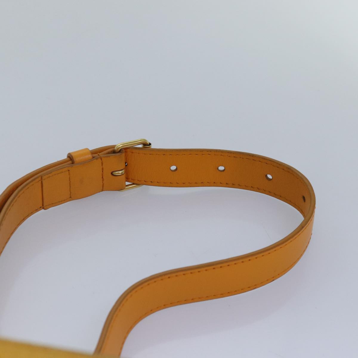 LOUIS VUITTON Monogram Denim Bum BagOutdoor Waist bag Yellow M44623 88743