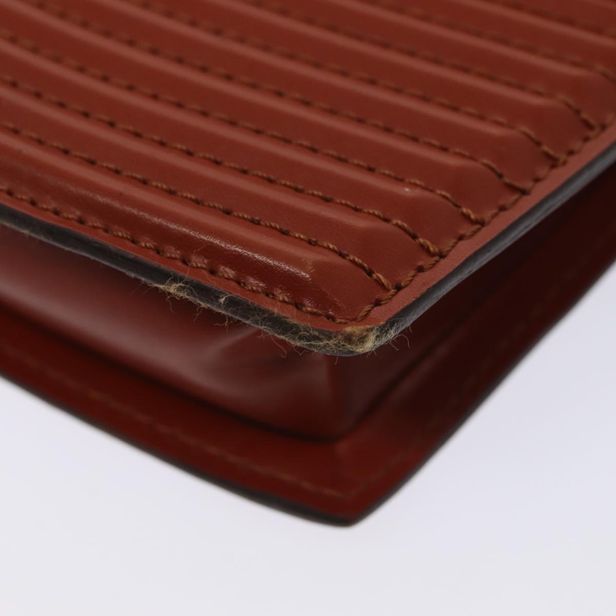 LOUIS VUITTON Epi Prebourg Shoulder Bag Brown M52563 LV 88745