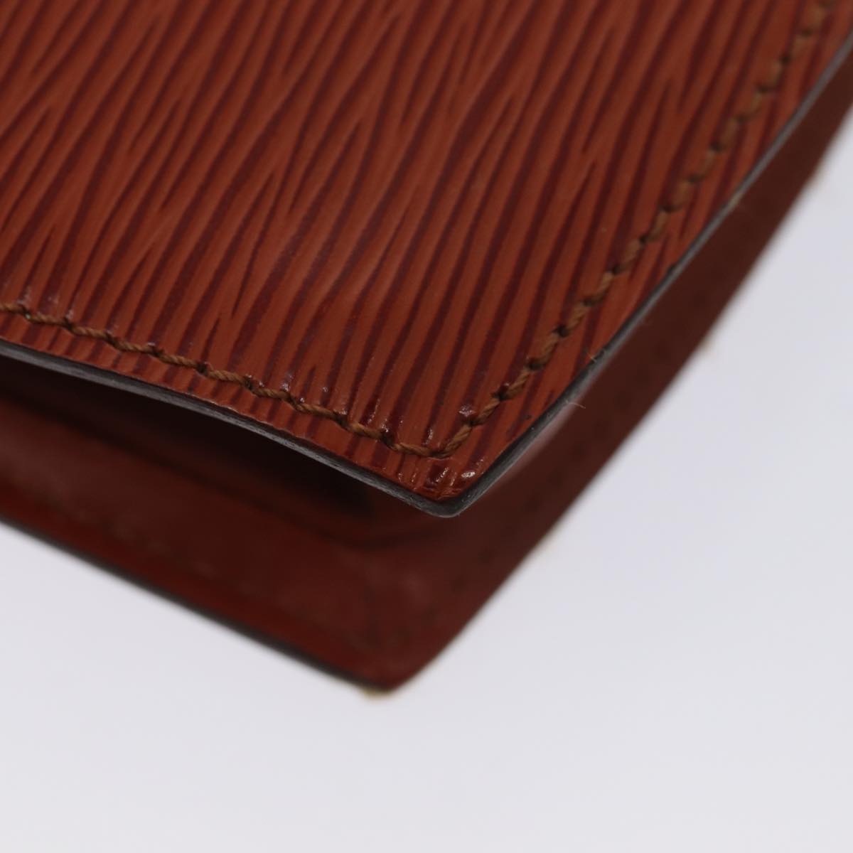 LOUIS VUITTON Epi Prebourg Shoulder Bag Brown M52563 LV 88745