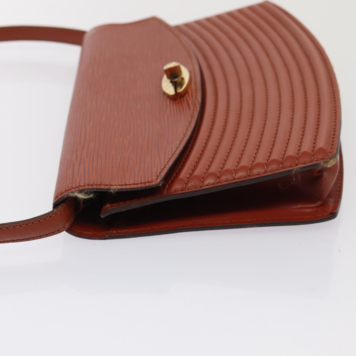 LOUIS VUITTON Epi Prebourg Shoulder Bag Brown M52563 LV 88745