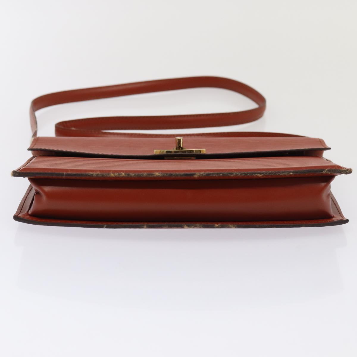 LOUIS VUITTON Epi Prebourg Shoulder Bag Brown M52563 LV 88745