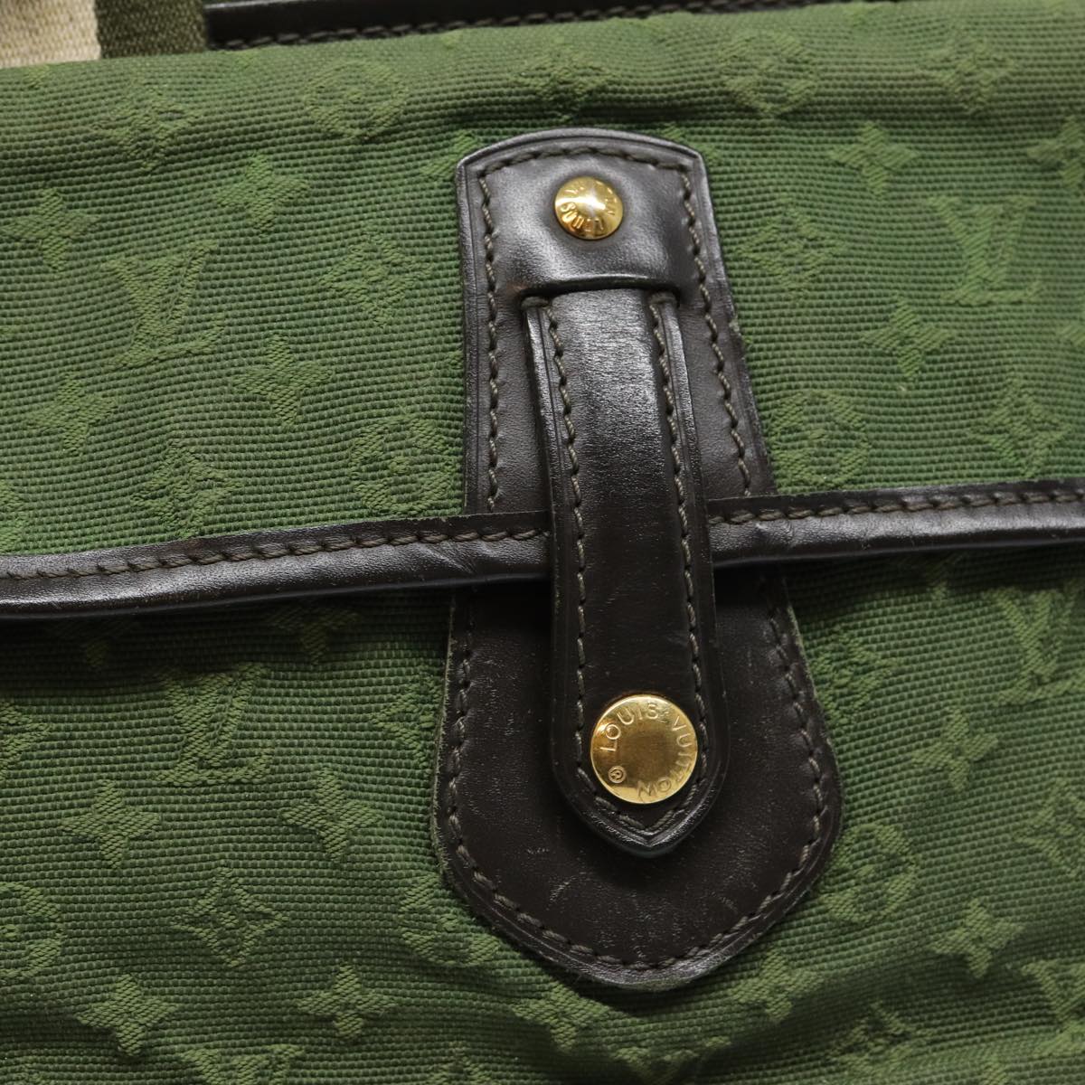 LOUIS VUITTON Monogram Mini Sac Marie Kate Bag TST Khaki M92507 LV 88748
