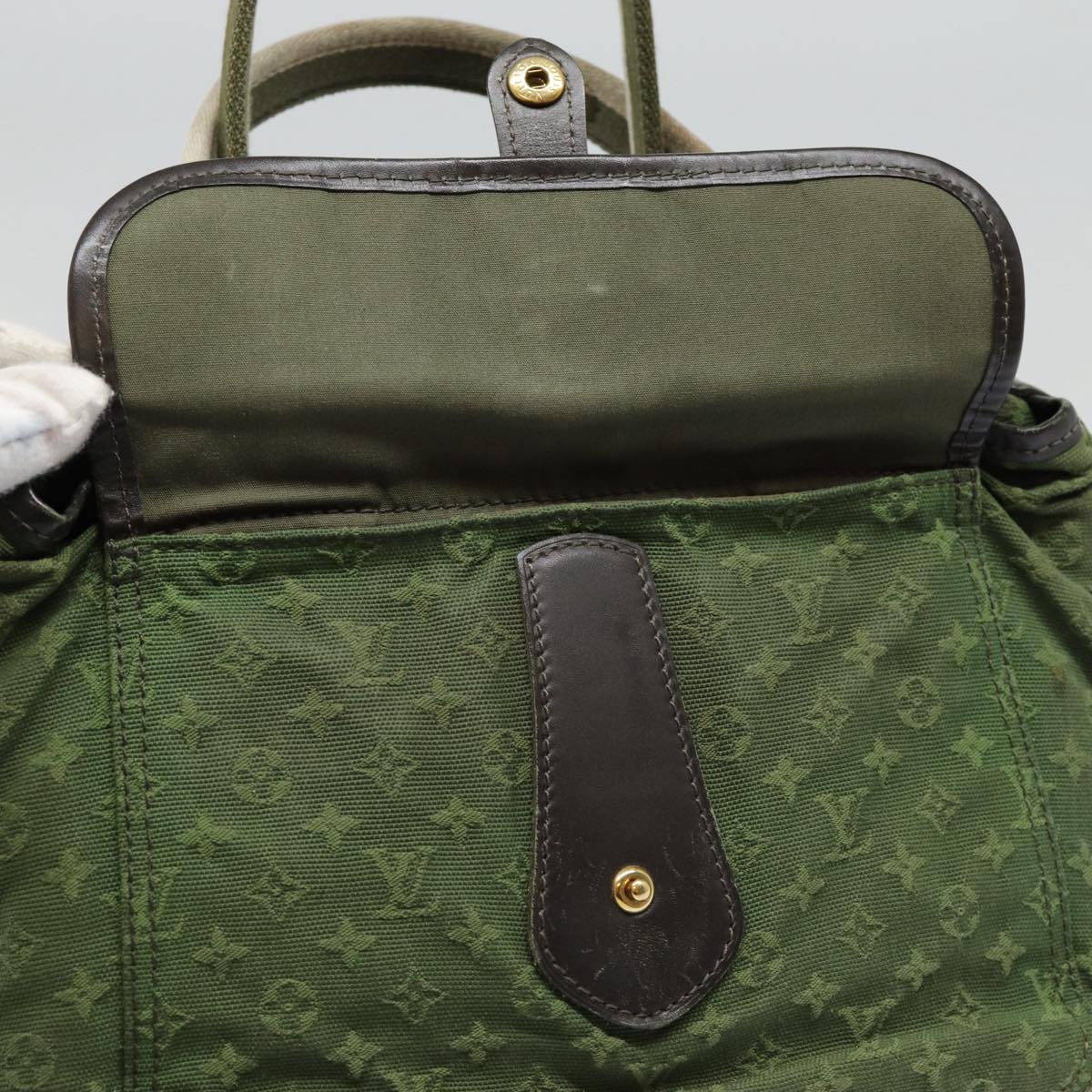 LOUIS VUITTON Monogram Mini Sac Marie Kate Bag TST Khaki M92507 LV 88748