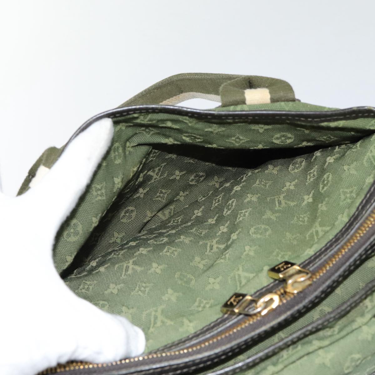 LOUIS VUITTON Monogram Mini Sac Marie Kate Bag TST Khaki M92507 LV 88748