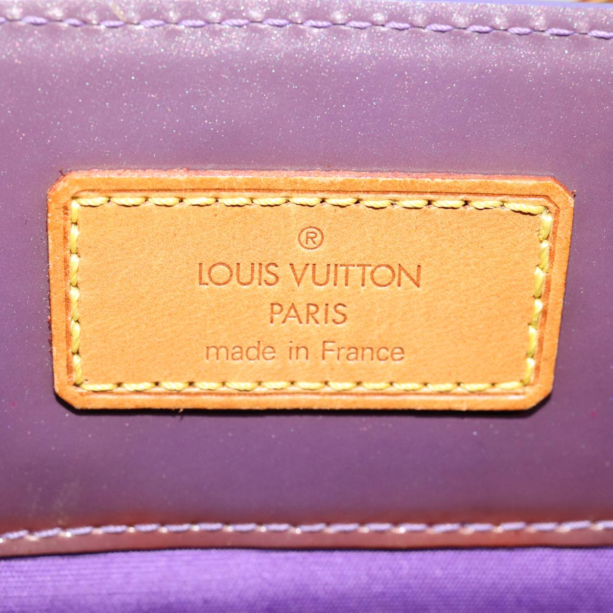LOUIS VUITTON Monogram Vernis Reade MM Tote Bag Viole M91087 LV 88759