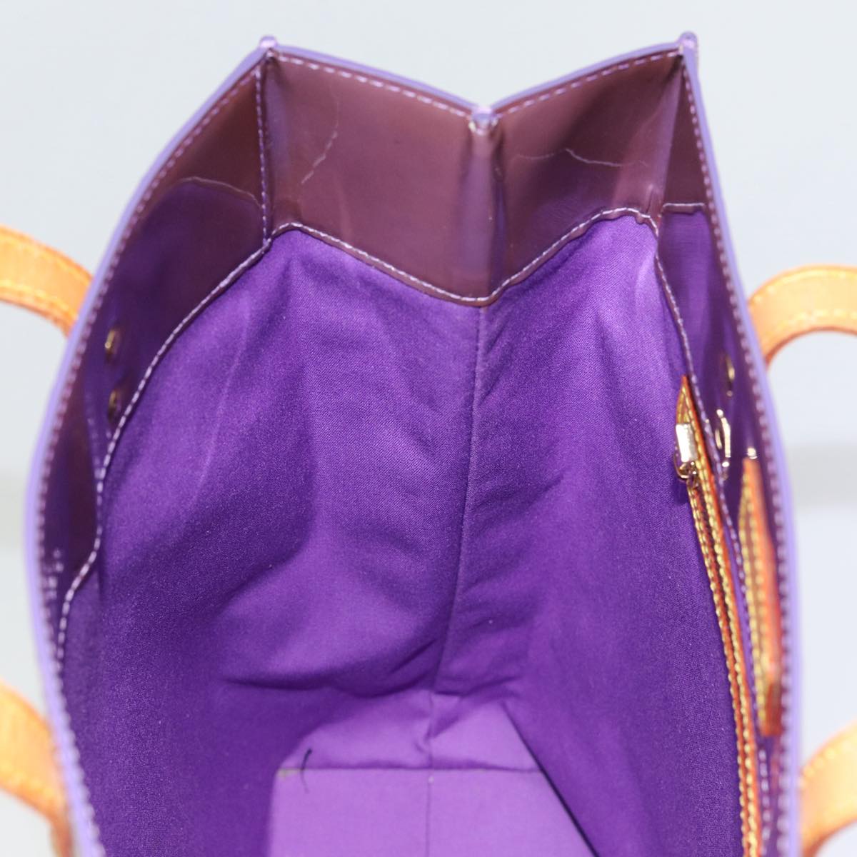 LOUIS VUITTON Monogram Vernis Reade MM Tote Bag Viole M91087 LV 88759